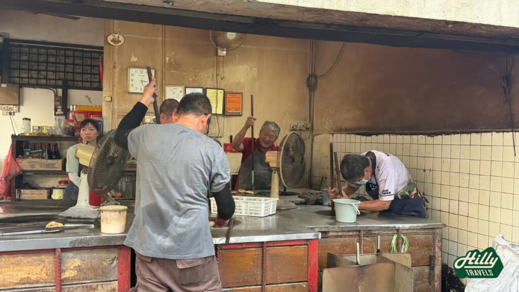 Baking In Progress At Sitiawan Cheong Cia Gong Pian