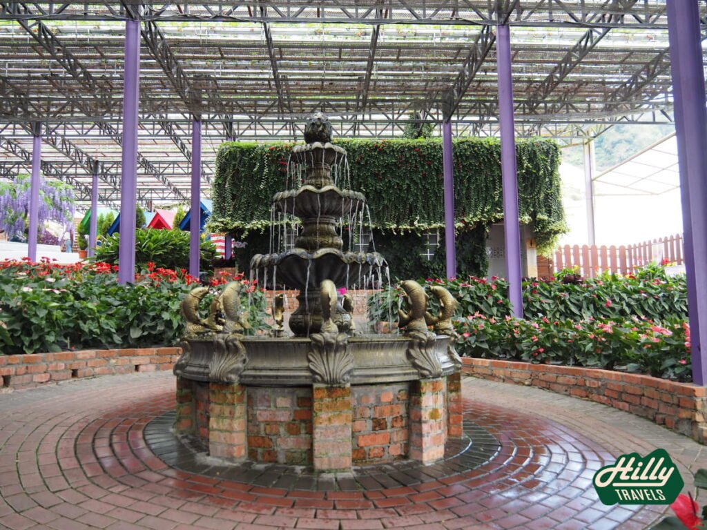 Fountain At Lavender Garden