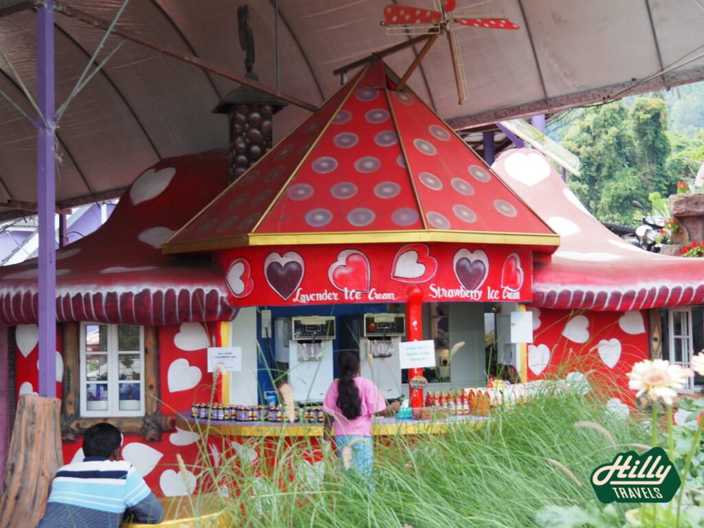 Ice Cream Stall At Lavender Garden