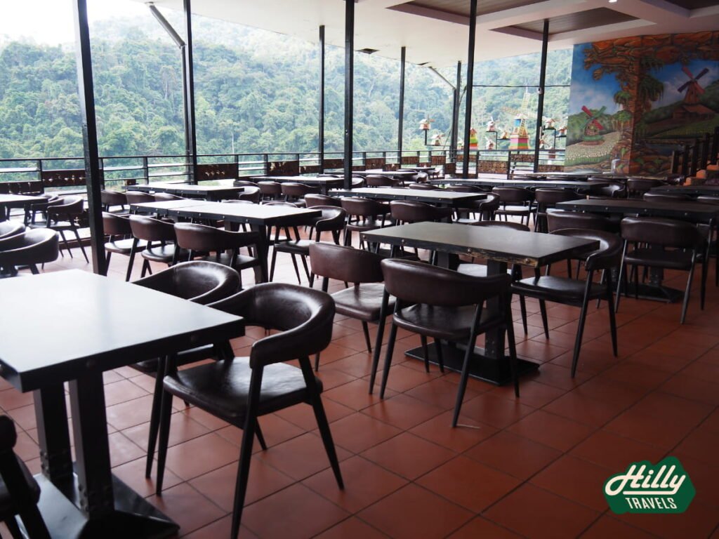 Seating At The On-Site Cafe At Lavender Garden