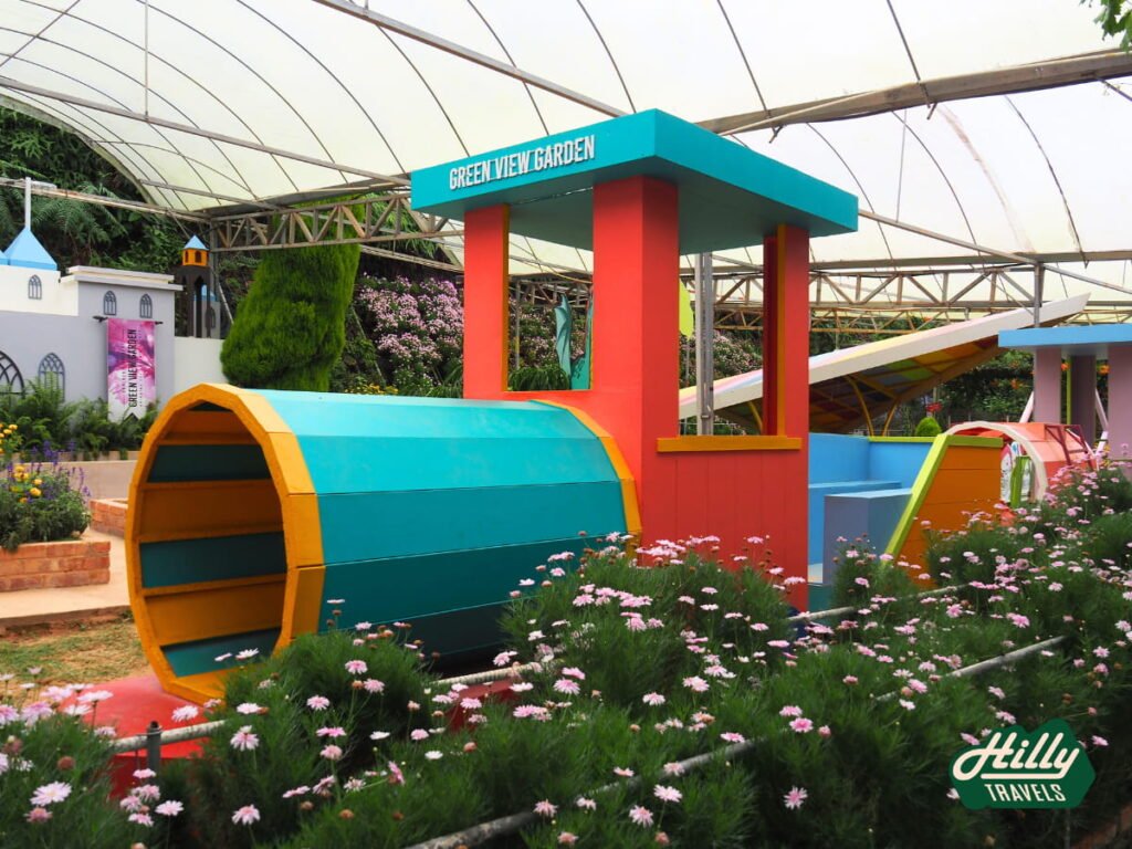 Train Display At Green View Garden